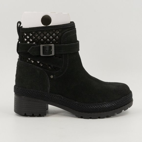 Muck Boot Women's Liberty Ankle Bootie Leather Waterproof LWKP-101 Black size 6 - Picture 1 of 9